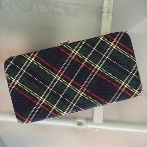 Plaid Frame Wallet